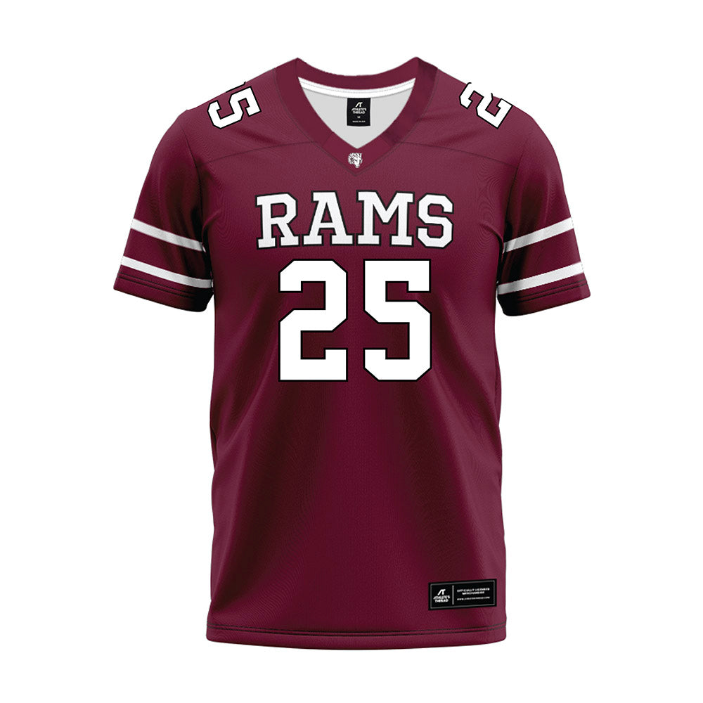 Fordham - NCAA Football : Jamell James - Maroon Premium Football Jersey-0