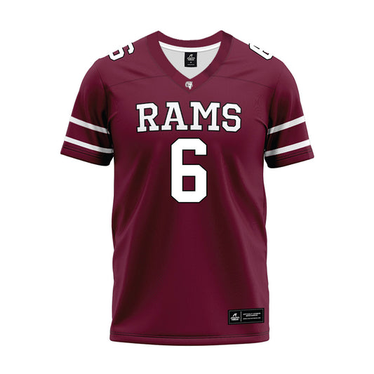 Fordham - NCAA Football : Ricky Parks - Maroon Premium Football Jersey-0