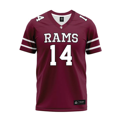 Fordham - NCAA Football : Joe Mikol - Maroon Premium Football Jersey-0