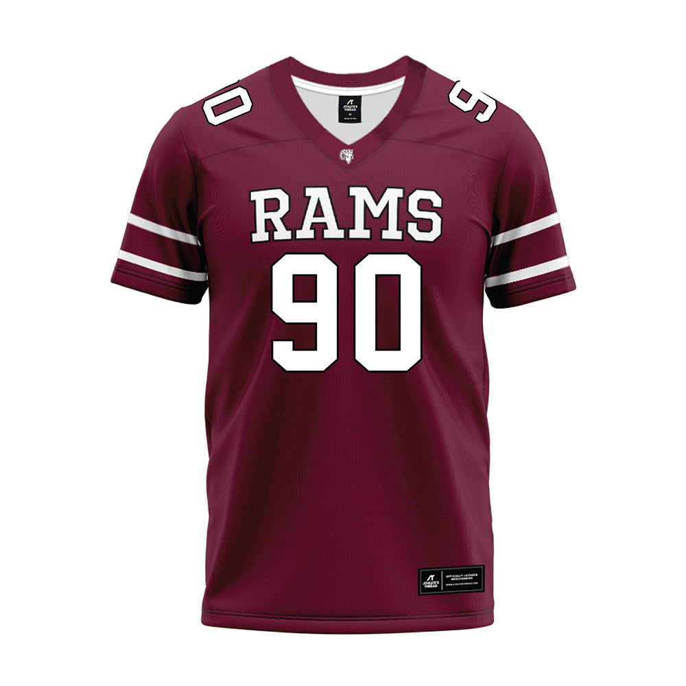 Fordham - NCAA Football : Claudy Robinson - Maroon Premium Football Jersey-0