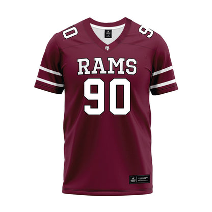 Fordham - NCAA Football : Claudy Robinson - Maroon Premium Football Jersey-0