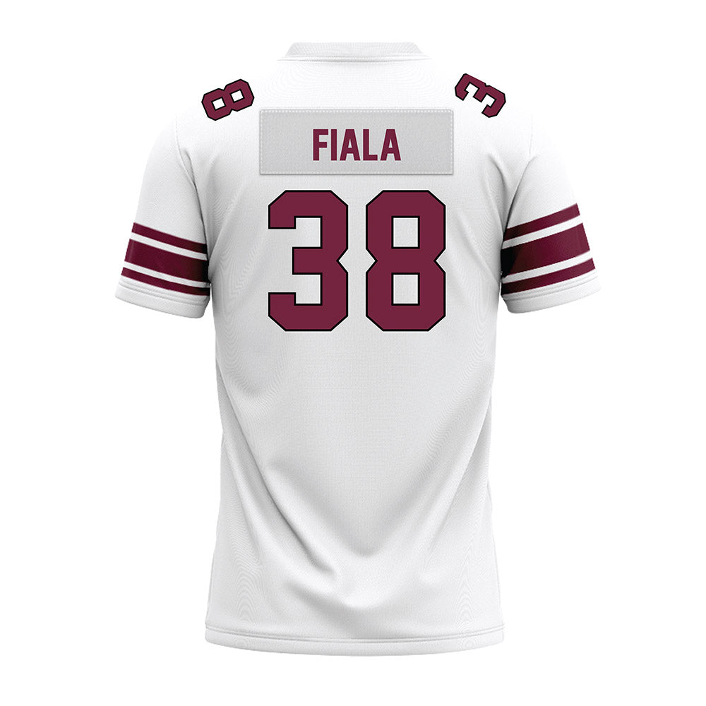 Fordham - NCAA Football : Alex Fiala - White Premium Football Jersey-1