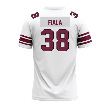 Fordham - NCAA Football : Alex Fiala - White Premium Football Jersey-1