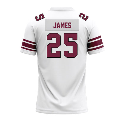 Fordham - NCAA Football : Jamell James - White Premium Football Jersey-1