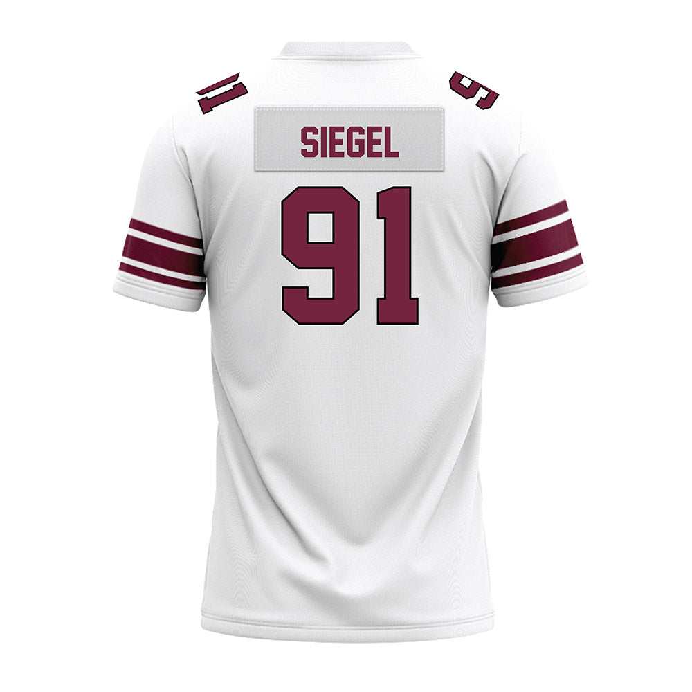 Fordham - NCAA Football : Cole Siegel - White Premium Football Jersey-1