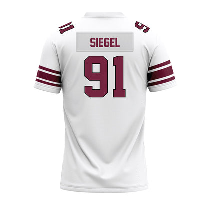 Fordham - NCAA Football : Cole Siegel - White Premium Football Jersey-1