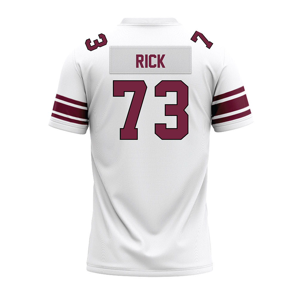 Fordham - NCAA Football : Leo Rick - White Premium Football Jersey-1