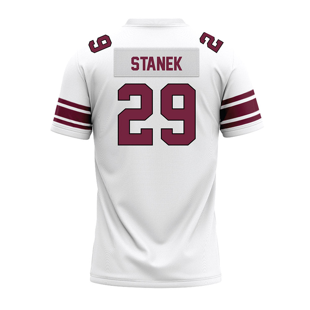 Fordham - NCAA Football : Gavin Stanek - White Premium Football Jersey-1