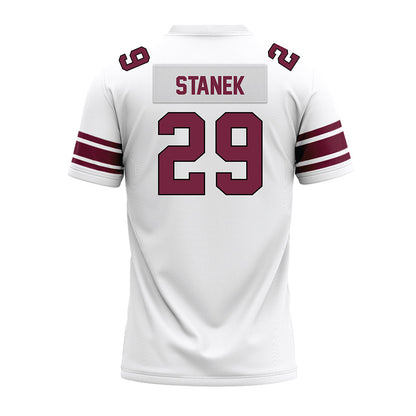 Fordham - NCAA Football : Gavin Stanek - White Premium Football Jersey-1