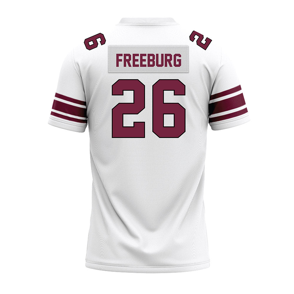 Fordham - NCAA Football : Jack Freeburg - White Premium Football Jersey-1