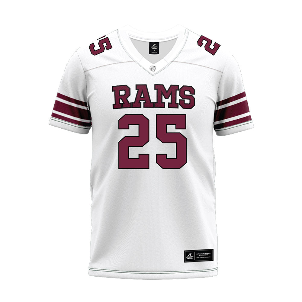 Fordham - NCAA Football : Jamell James - White Premium Football Jersey-0