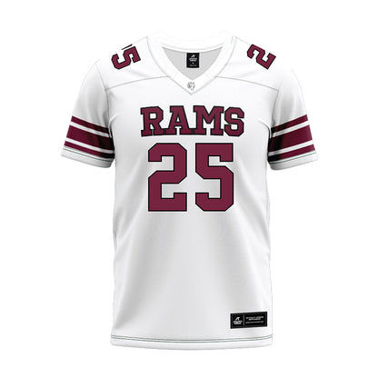 Fordham - NCAA Football : Jamell James - White Premium Football Jersey-0