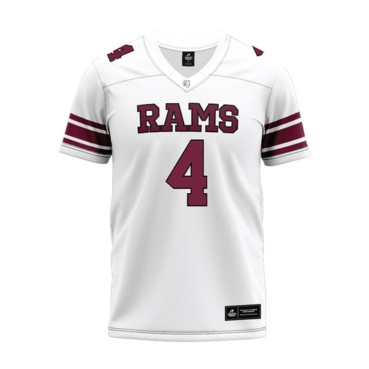 Fordham - NCAA Football : KJ Reed - White Premium Football Jersey-0