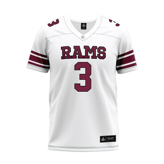 Fordham - NCAA Football : Nahil Perkins - White Premium Football Jersey-0