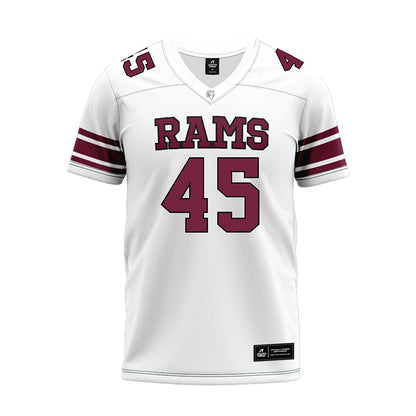 Fordham - NCAA Football : Tyler Davis - White Premium Football Jersey-0