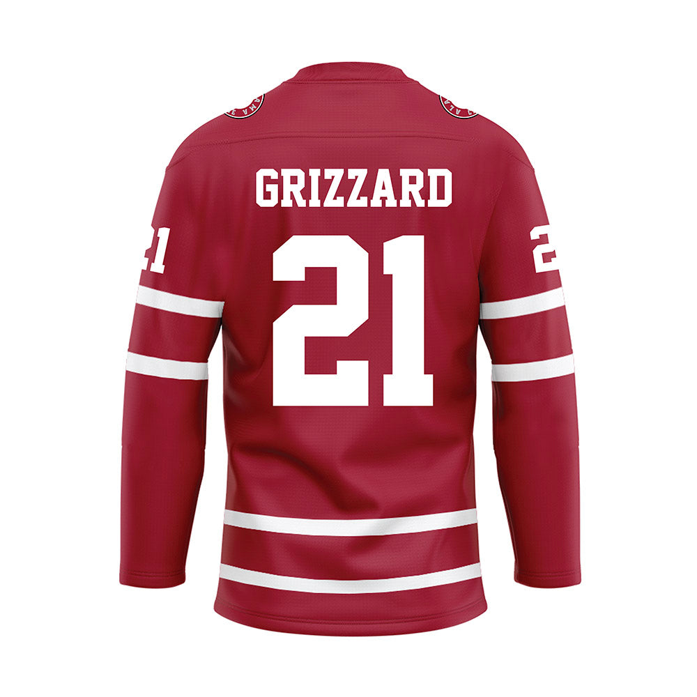 Alabama - Mens Basketball Alumni : Rod Grizzard - Crimson Hockey Jersey