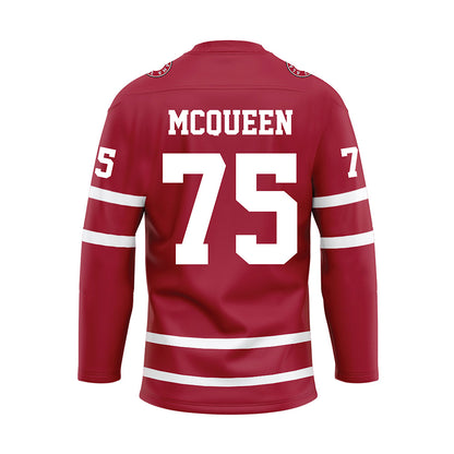 Alabama - Football Alumni : Mike McQueen - Crimson Hockey Jersey