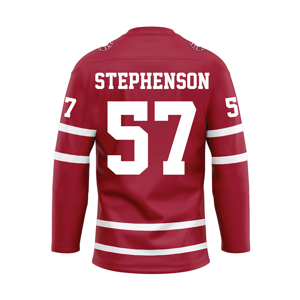 Alabama - Football Alumni : Dwight Stephenson - Crimson Hockey Jersey