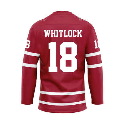 Alabama - Football Alumni : Darin Whitlock - Crimson Hockey Jersey