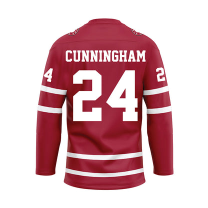 Alabama - NCAA Men's Basketball : Naas Cunningham - Crimson Hockey Jersey