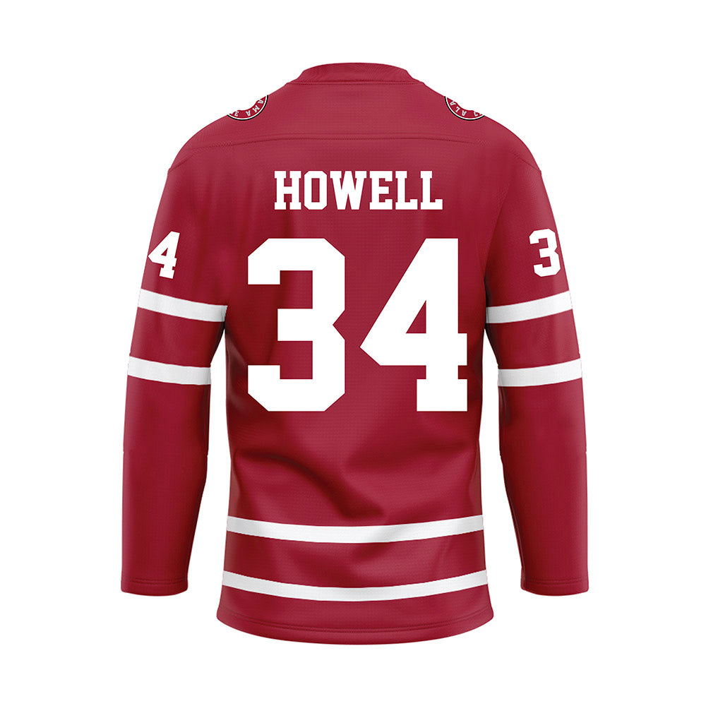 Alabama - Football Alumni : Ben Howell - Crimson Hockey Jersey