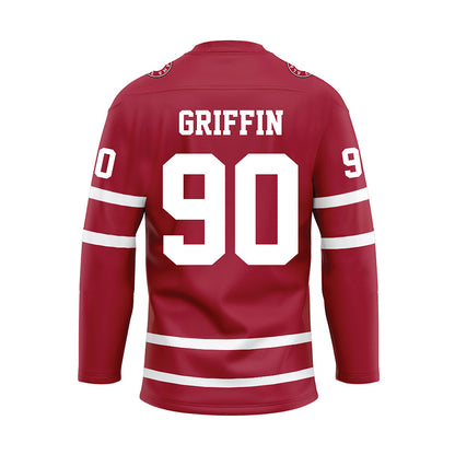 Alabama - Football Alumni : Rudy Griffin - Crimson Hockey Jersey