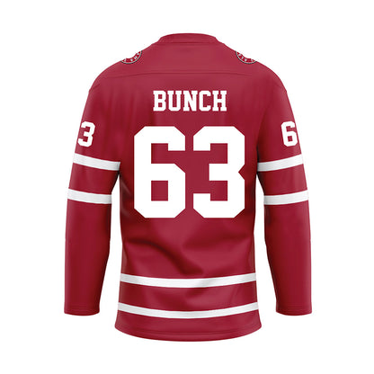 Alabama - Football Alumni : Jim Bunch - Crimson Hockey Jersey