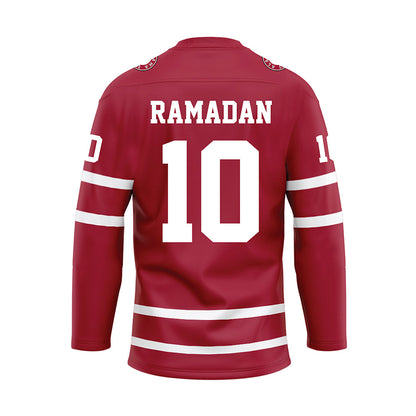 Alabama - NCAA Women's Soccer : Nadia Ramadan - Crimson Hockey Jersey