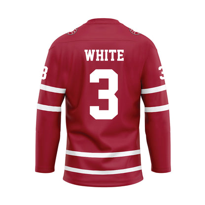 Alabama - NCAA Softball : Kristen White - Crimson Hockey Jersey