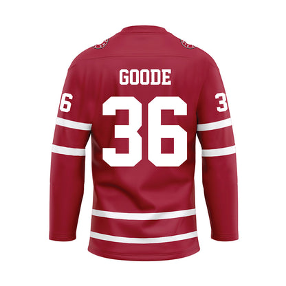 Alabama - Football Alumni : Chris Goode - Crimson Hockey Jersey