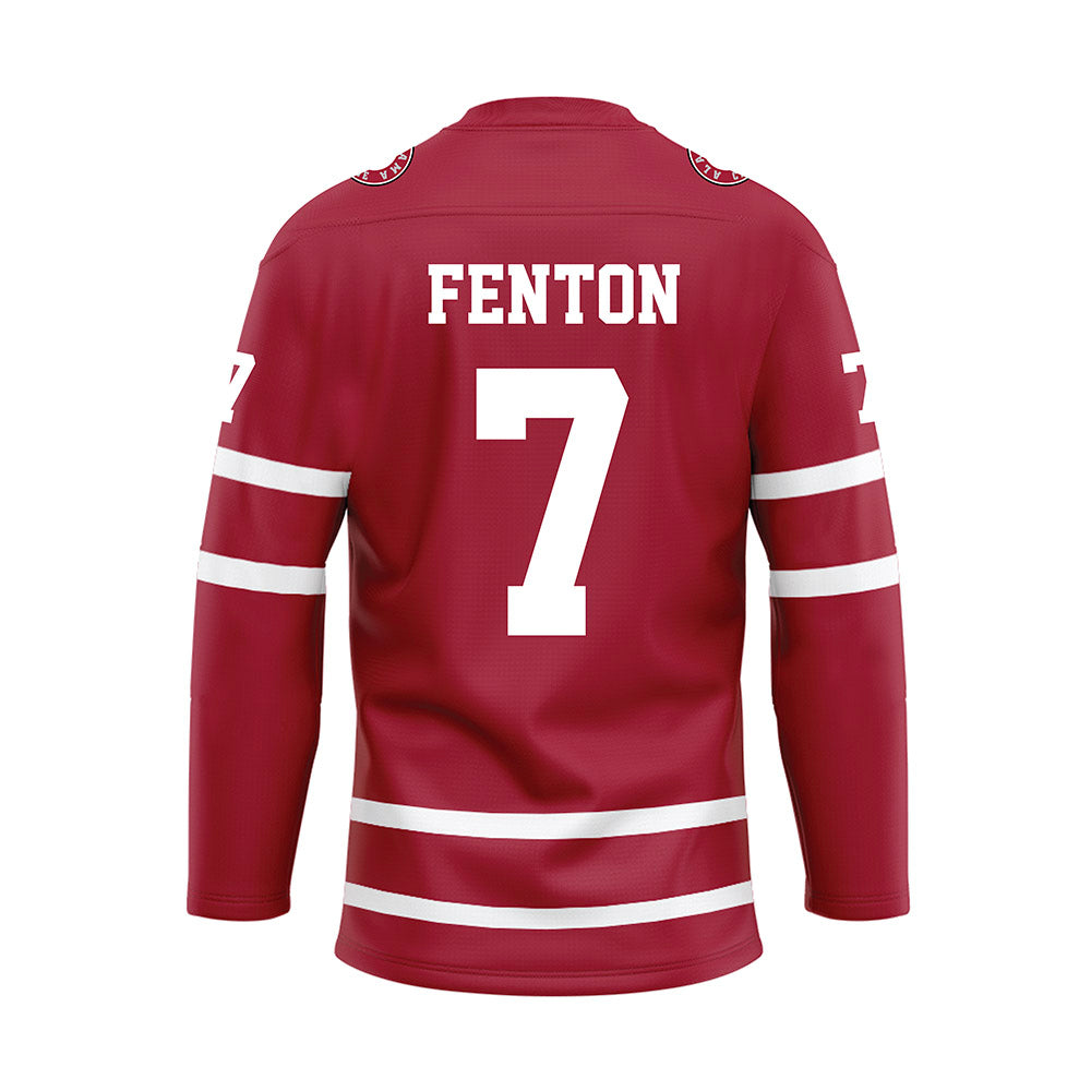 Alabama - Softball Alumni : Jennifer Fenton - Crimson Hockey Jersey