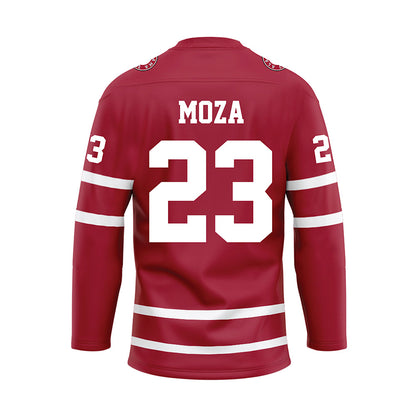 Alabama - NCAA Baseball : Aidan Moza - Crimson Hockey Jersey