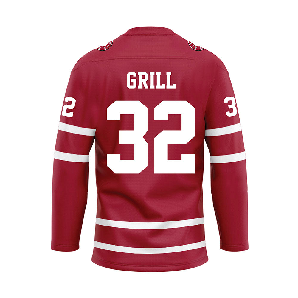 Alabama - Softball Alumni : Kat Grill - Crimson Hockey Jersey