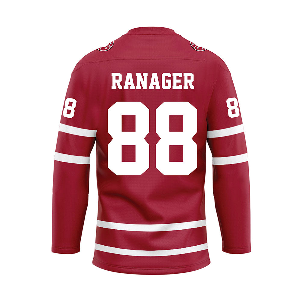 Alabama - Football Alumni : George Ranager - Crimson Hockey Jersey