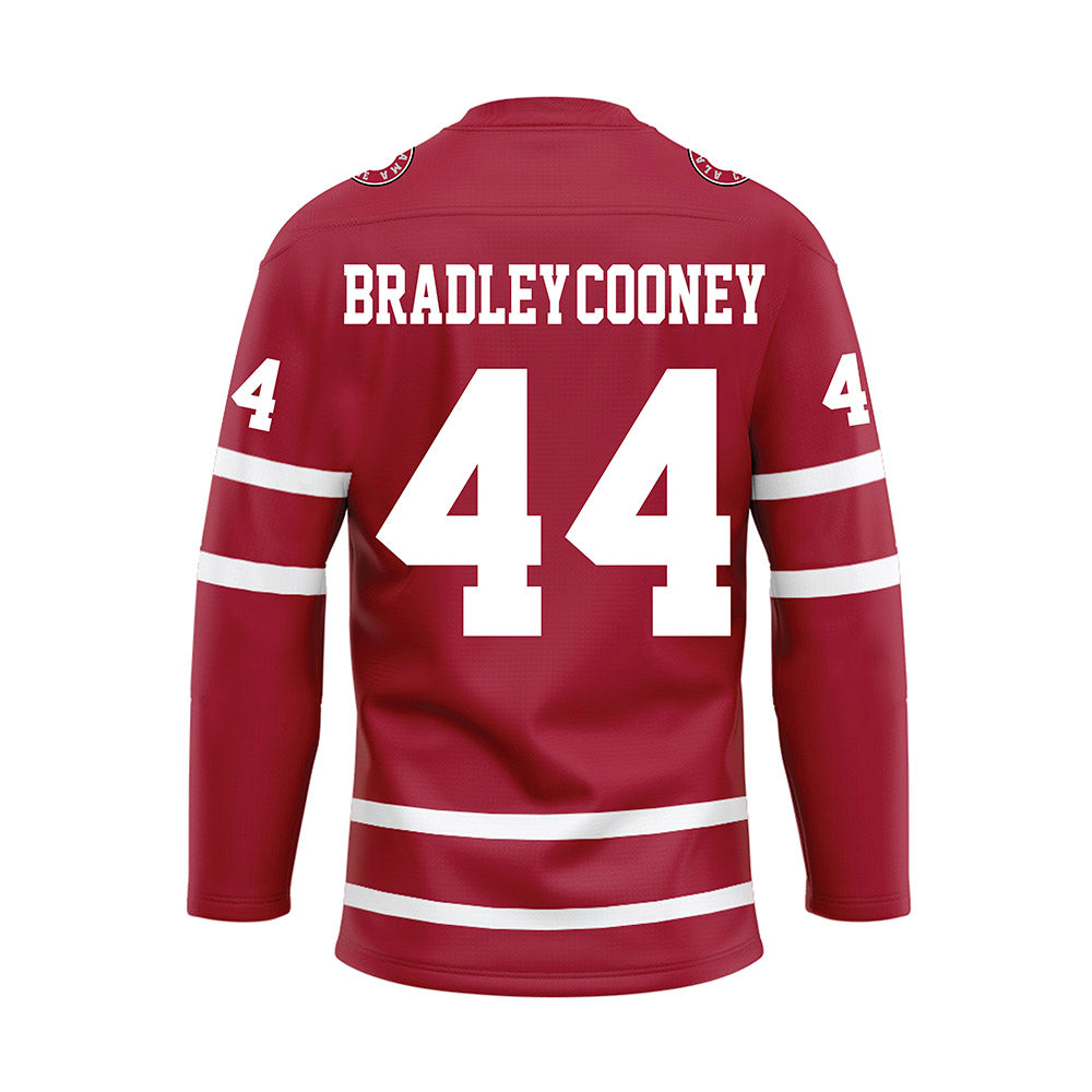 Alabama - NCAA Baseball : Packy Bradley-Cooney - Crimson Hockey Jersey