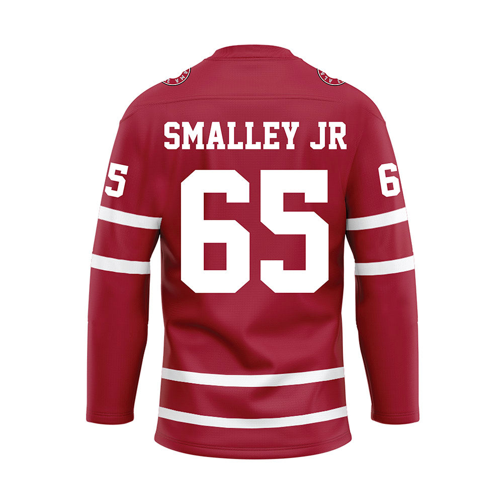 Alabama - Football Alumni : Jack Smalley Jr - Crimson Hockey Jersey