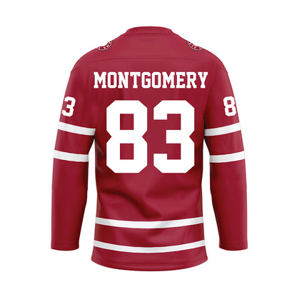 Alabama - Football Alumni : Robert Montgomery - Crimson Hockey Jersey