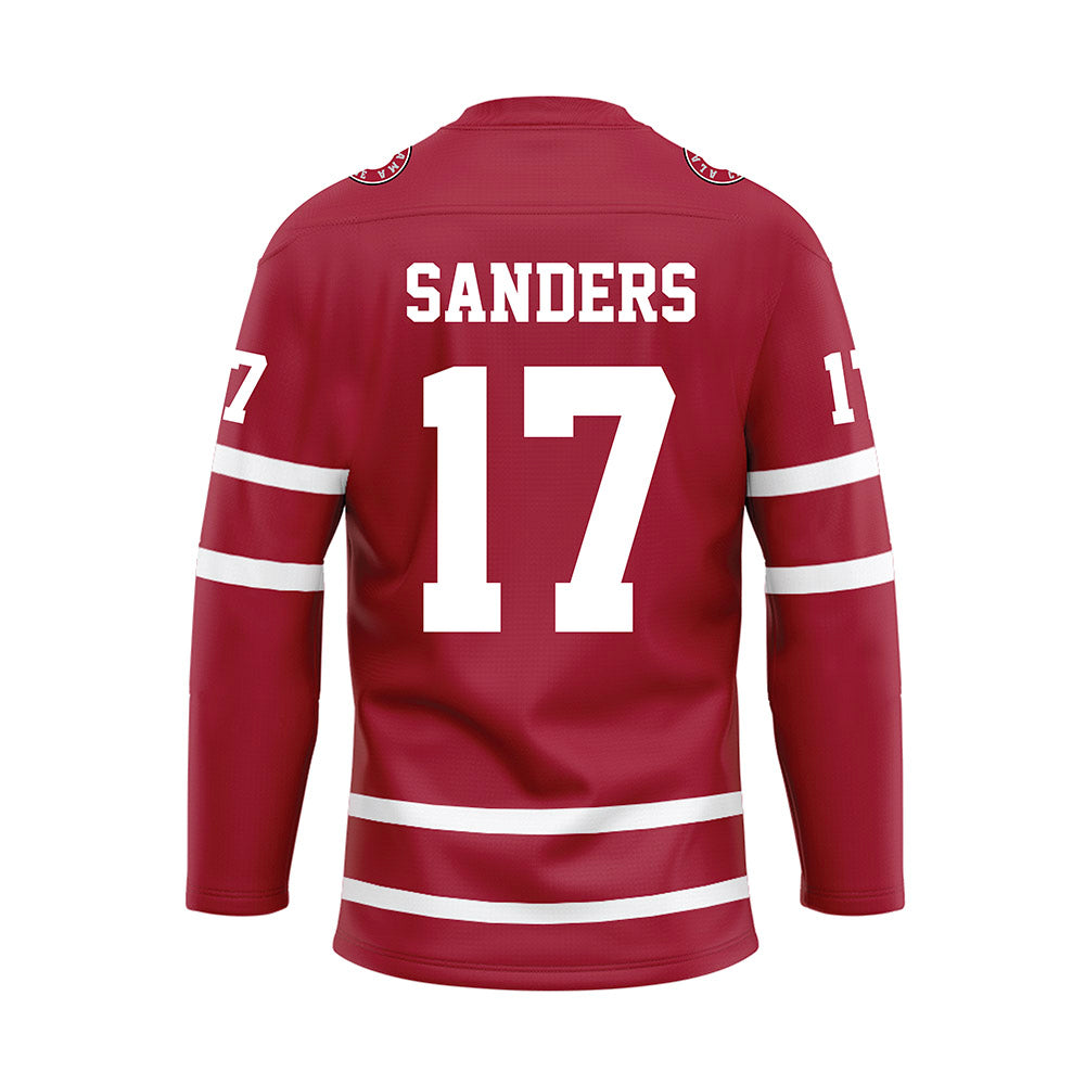 Alabama - Softball Alumni : Lauren Sanders - Crimson Hockey Jersey