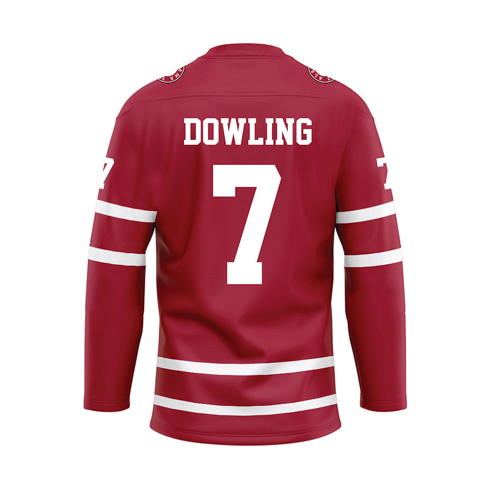 Alabama - Softball Alumni : Bailey Dowling - Crimson Hockey Jersey