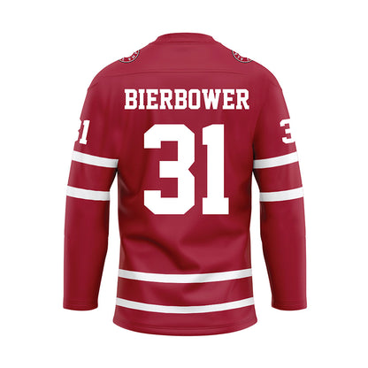 Alabama - Football Alumni : Jerrod Bierbower - Crimson Hockey Jersey