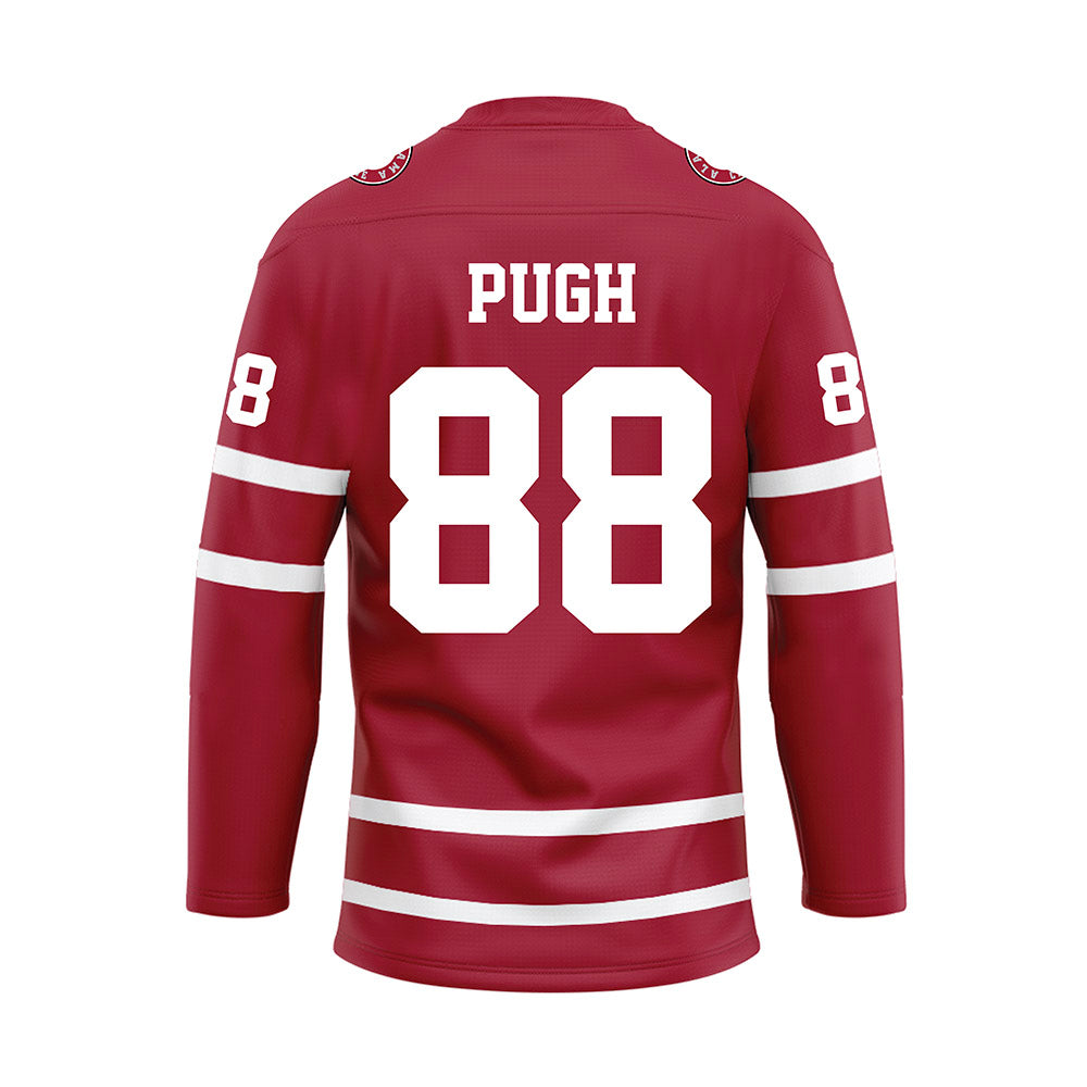 Alabama - Football Alumni : George Pugh - Crimson Hockey Jersey