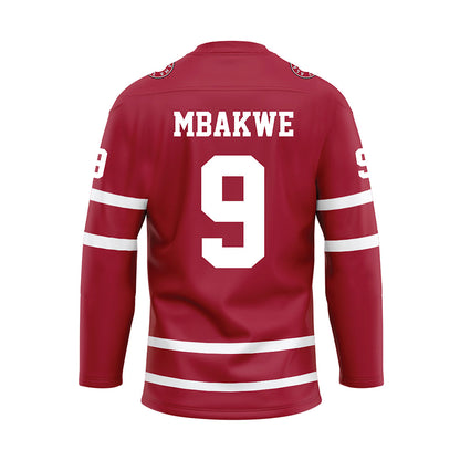 Alabama - NCAA Football : Jaylen Mbakwe - Crimson Hockey Jersey