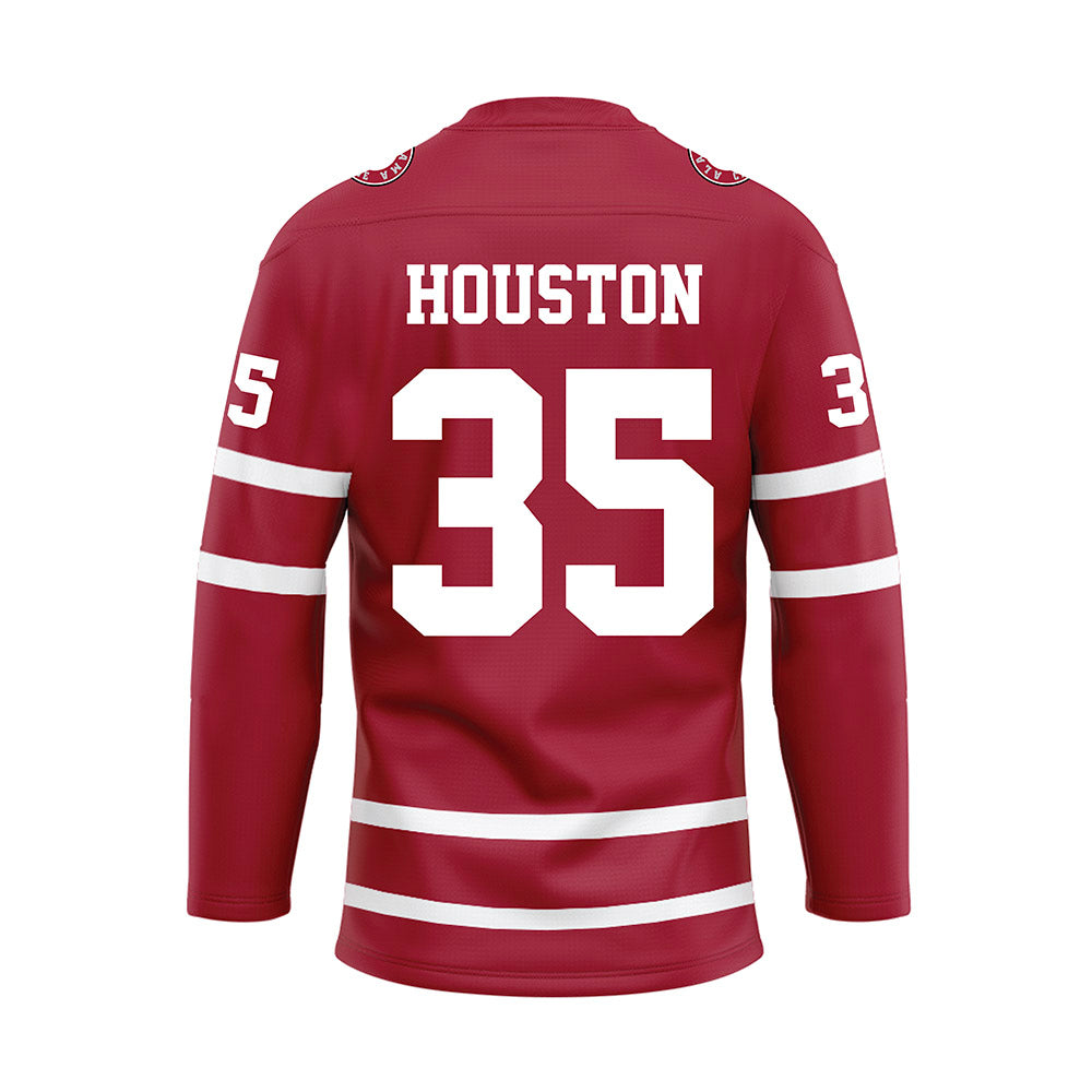 Alabama - Football Alumni : Martin Houston - Crimson Hockey Jersey