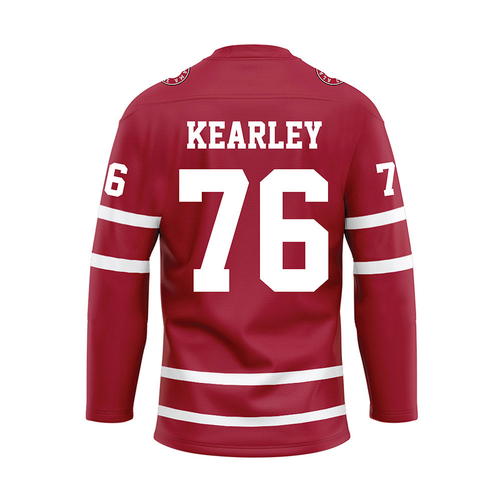 Alabama - Football Alumni : Dan Kearley - Crimson Hockey Jersey