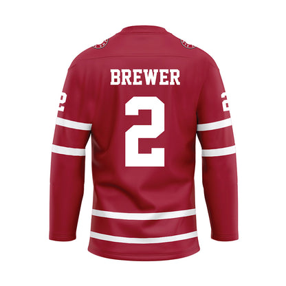 Alabama - NCAA Women's Soccer : Breezie Brewer - Crimson Hockey Jersey