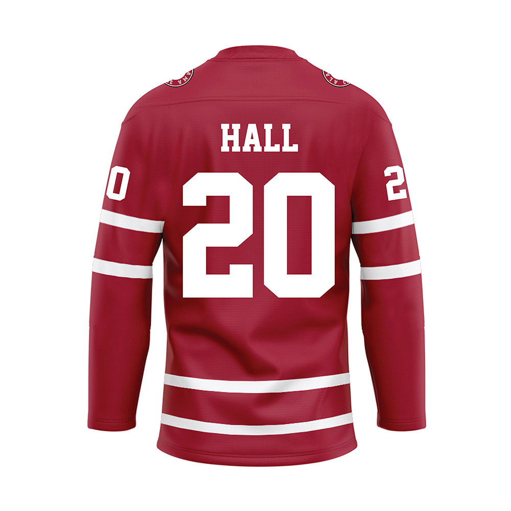 Alabama - NCAA Women's Soccer : Carys Hall - Crimson Hockey Jersey