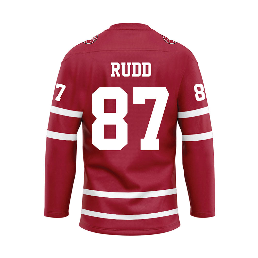 Alabama - Football Alumni : Dwayne Rudd - Crimson Hockey Jersey