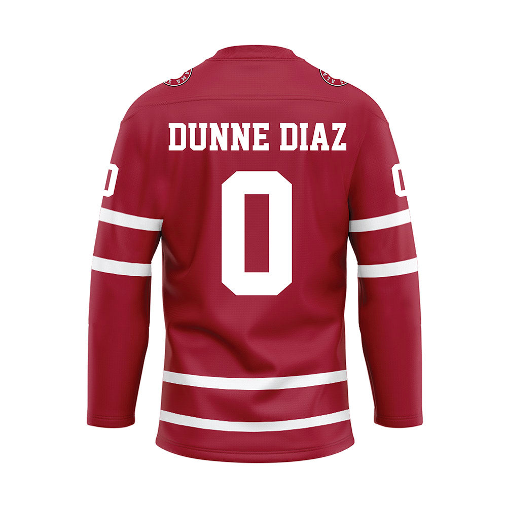 Alabama - Softball Alumni : Kelsi Dunne Diaz - Crimson Hockey Jersey