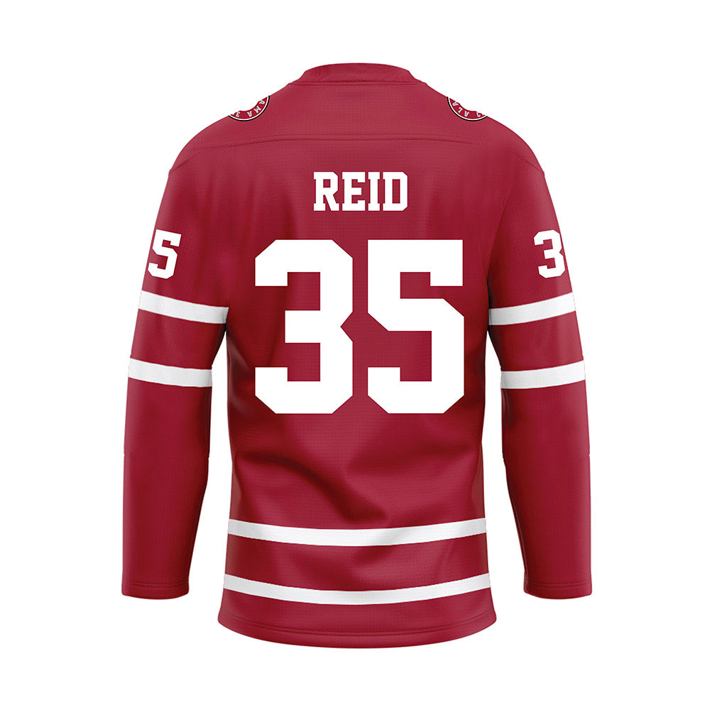 Alabama - NCAA Men's Basketball : Derrion Reid - Crimson Hockey Jersey