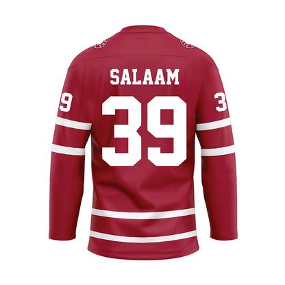 Alabama - Football Alumni : Darwin Salaam - Crimson Hockey Jersey